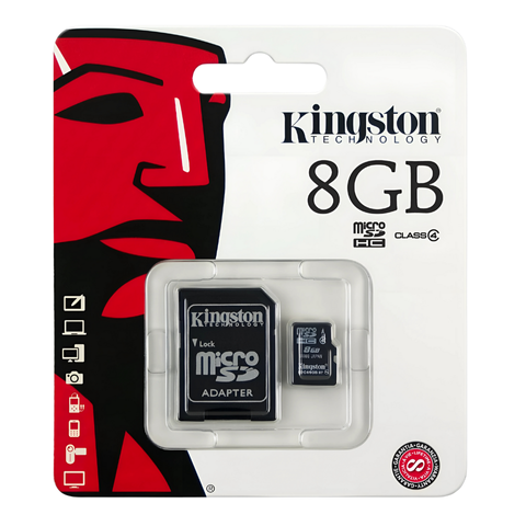 MICRO SD CARD 8GB HC KING CL4 