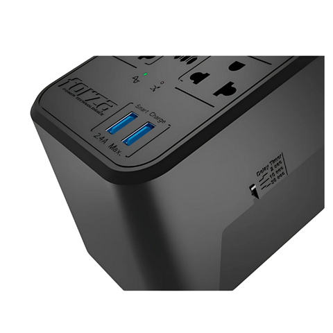 ESTABILIZADOR 1200VA FVR-1222USB FORZA 600W 2USB 8 OUT