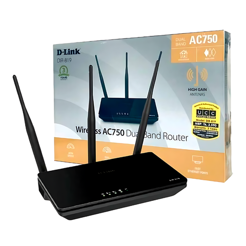 ROUTER INALAMBRICO DIR-819 D-DUAL BAND AC750