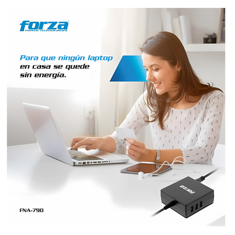 CARGADOR UNIVERSAL FORZA FNA-790 90W