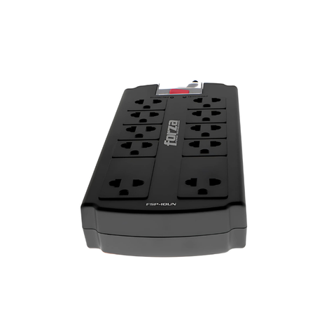 PROTECTOR DE SOBRETENSION, 10 TOMACORRIENTES, 1800 WATTS