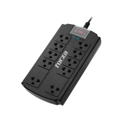 PROTECTOR DE SOBRETENSION, 10 TOMACORRIENTES, 1800 WATTS